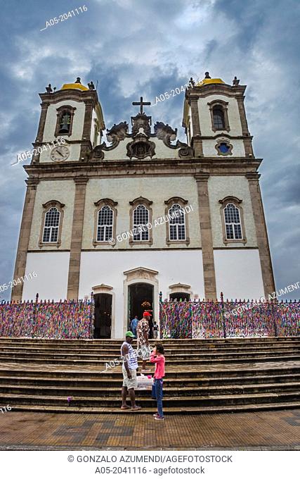 Church of Nosso Senhor do Bonfim, the centre of popular worship in Salvador, Bahia, Brazil