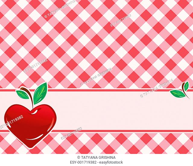 checkered background in red tones