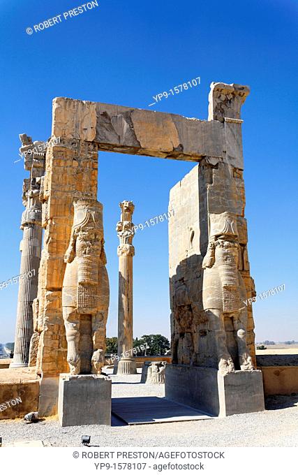 The Gate of All Nations at Persepolis, Iran