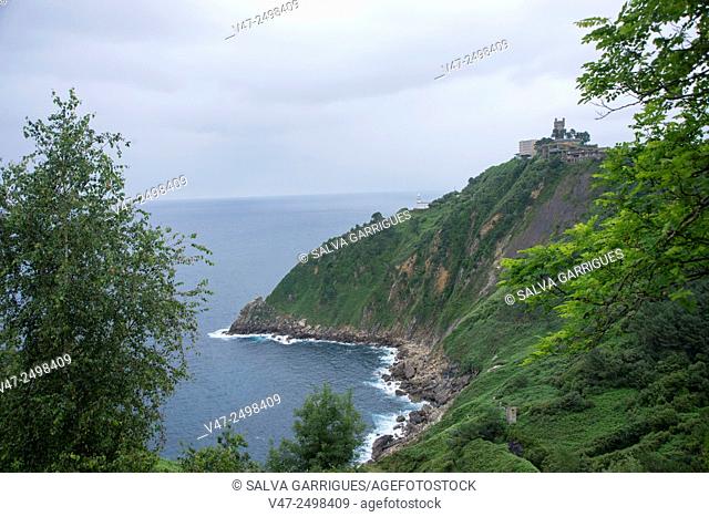 Monte Igueldo Lighthouse, San Sebastian, Donostia, San Sebastiás Guipuzcoa, Basque Country, Spain, Europe