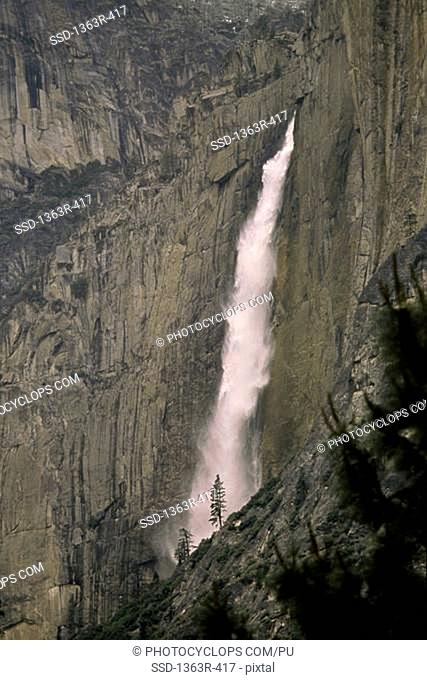 Waterfall at Yosemite National Park, California, USA