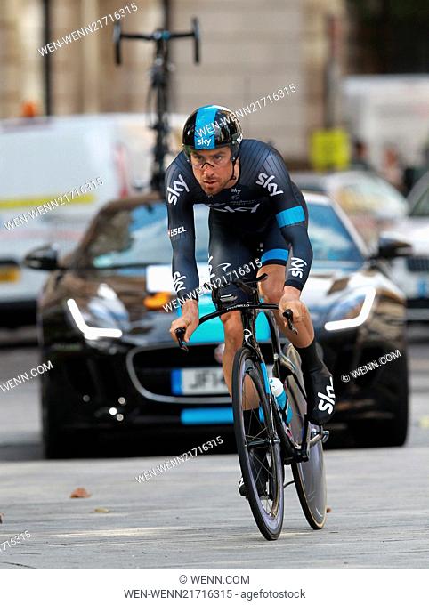 The Tour of Britain - Stage 8a Featuring: Bernhard Eisel Where: London, United Kingdom When: 14 Sep 2014 Credit: WENN.com