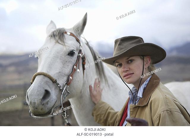 Cowgirl and her Horse