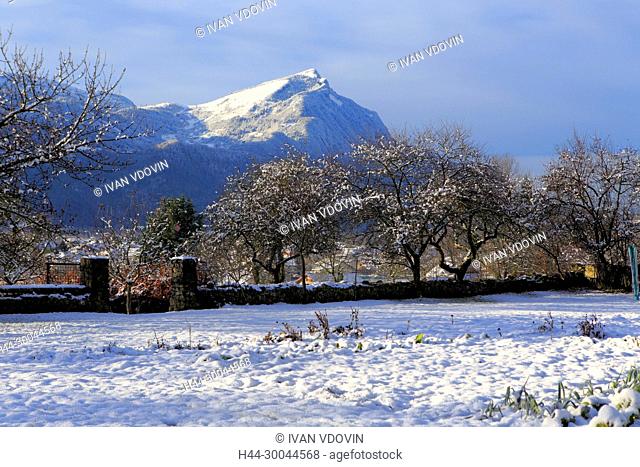 Martigny, Arves valley, canton Valais, Switzerland