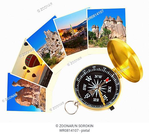 Cappadocia Turkey images and compass