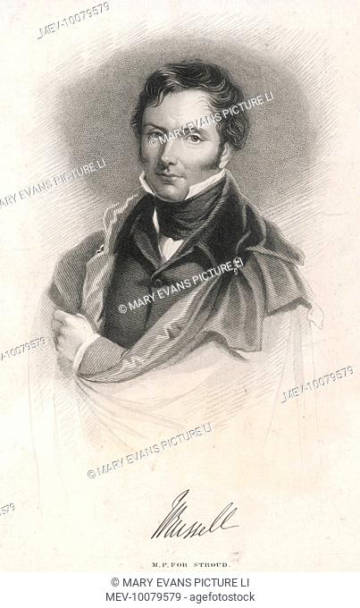 LORD JOHN RUSSELL 1st EARL RUSSELL British Liberal politician in 1838 when MP for Stroud