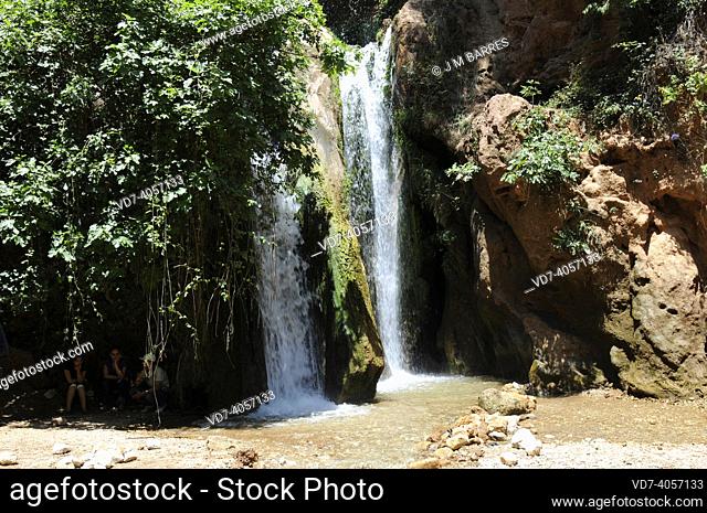 Oued Aggai waterfall, Sefrou, Morocco