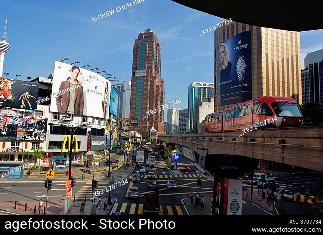 Street scene, Bukit Bintang, Kuala Lumpur, Malaysia