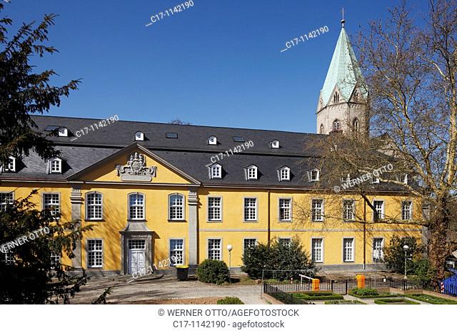 Germany, Essen, Ruhr area, North Rhine-Westphalia, Cultural Capital 2010, Essen-Werden, Werden monastery, Benedictine monastery, Saint Ludgerus monastery