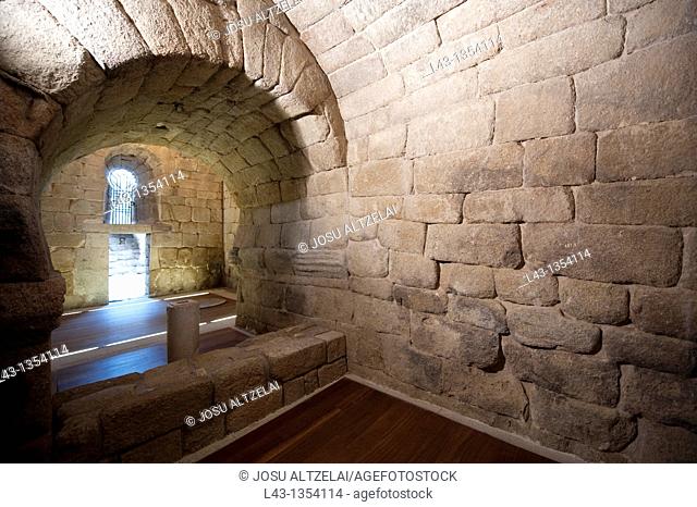 Visigothic chapel of Santa Maria of Melque, San Martin of Montalban, Toledo, Castile La Mancha, Spain
