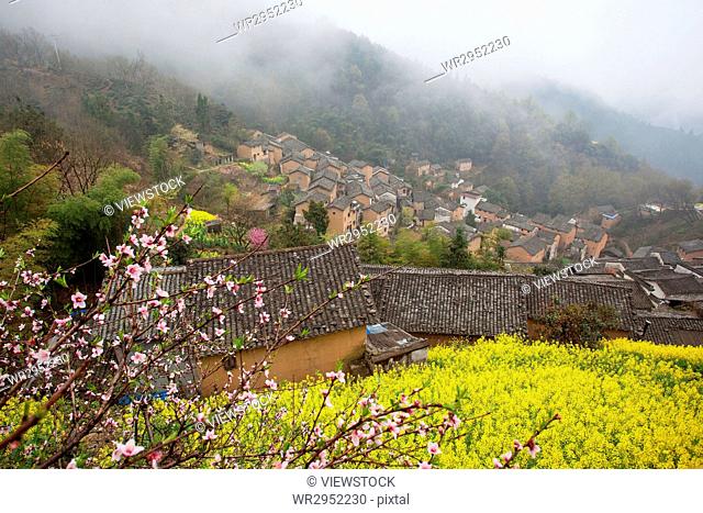 Rural scenery of Yixian County, Anhui Province, China