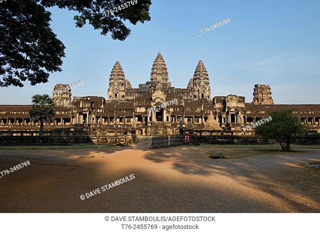Morning light at Angkor Wat in Siem Reap, Cambodia