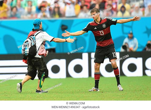 2014 FIFA World Cup - Germany v United States - held at Pernambuco Arena. The game ended with the United States loosing 0-1 Where: Recife