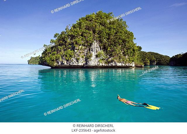 Snorkeling Rock Islands, Micronesia, Palau