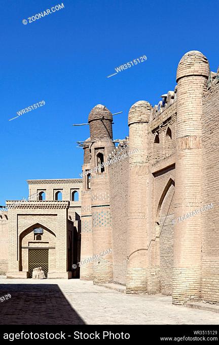 Uzbekistan. Khiva. Ancient city wall