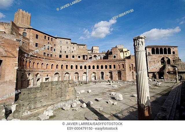 Trajan's Forum, Roman Forum. Rome. Italy