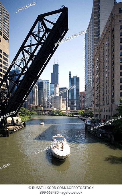 Chicago River Loop, Chicago, Illinois, USA