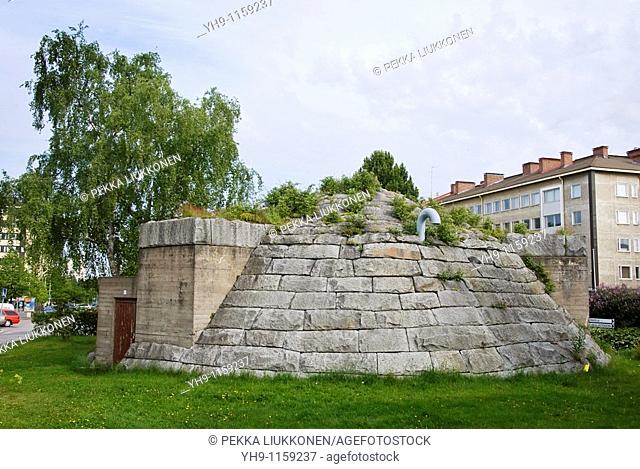 Stone bunker, Oulu, Finland
