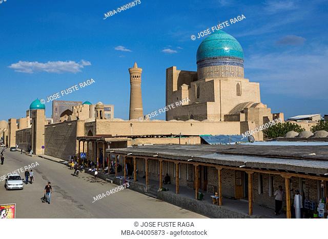 Uzbekistan, Bukhara City, Kalon Mosque and Kalon Minaret