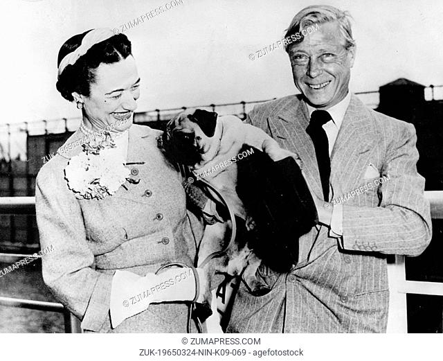 Jan. 11, 1953 - Nassau, Bahamas - EDWARD VIII had met and fallen in love with a married American woman, Mrs. WALLIS SIMPSON