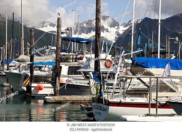 Seward, Alaska - The small boat harbor on Resurrection Bay