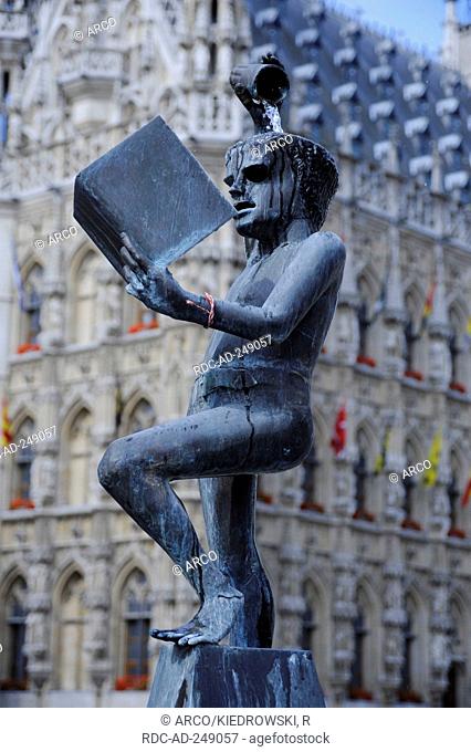 Fonske Statue Leuven Flemish Brabant Flanders Belgium Louvain