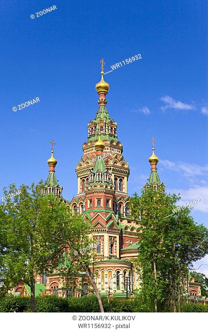 Russia, Peterhof and the Church of St. Peter and P