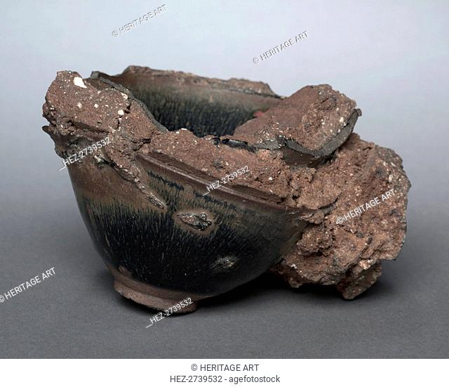 Saggers and Bowl Fragments: Jian ware, 960-1279. Creator: Unknown