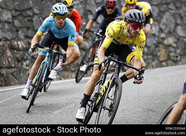 Adam Yates of Mitchelton - Scott pictured in action during stage nine of the 107th edition of the Tour de France cycling race, from Pau to Laruns (153 km)