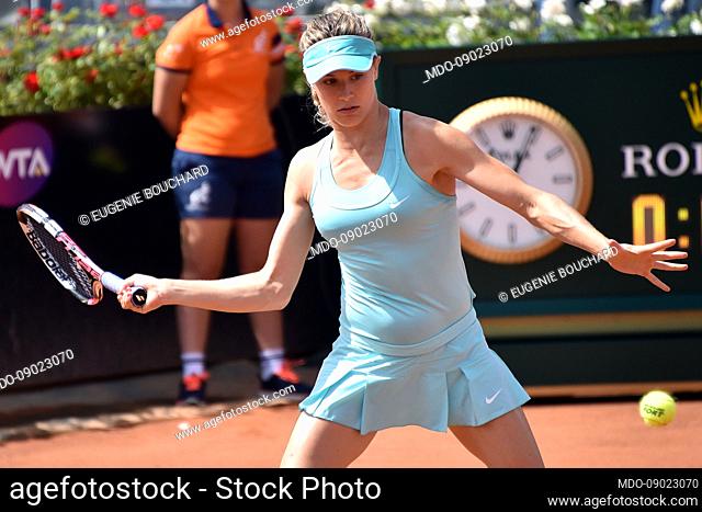The Canadian tennis player Eugenie Bouchard during the Internationali BNL d’Italia di Tennis at the foro italico. Rome (Italy) May 12th, 2015