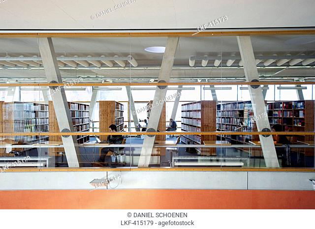 Library of the Technical University, Freiburg im Breisgau, Black Forest, Baden-Wuerttemberg, Germany, Europe