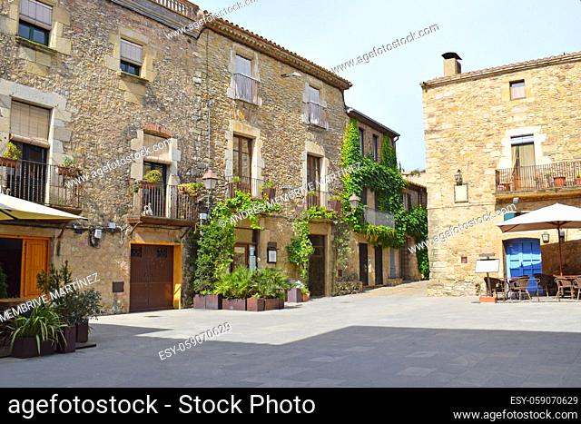 Peratallada medieval town, Gerona Spain.