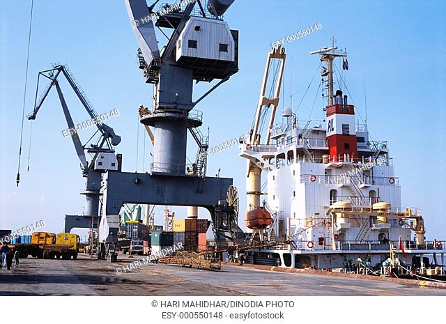 Export of raw materials Kandla port , Kutch , Gujarat , India