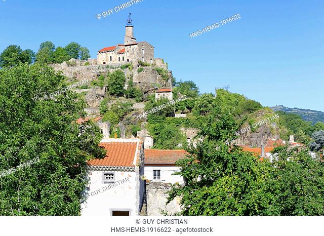 France, Puy de Dome, Champeix village, Marchidial castle