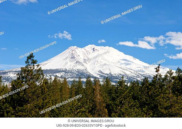 Mt. Shasta From Weed, California