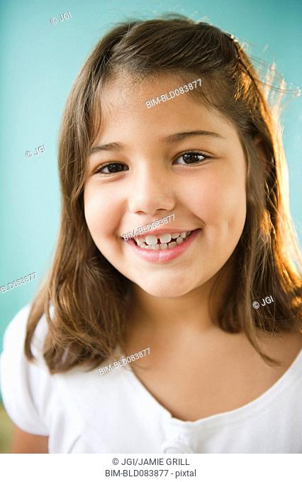 Smiling Hispanic girl