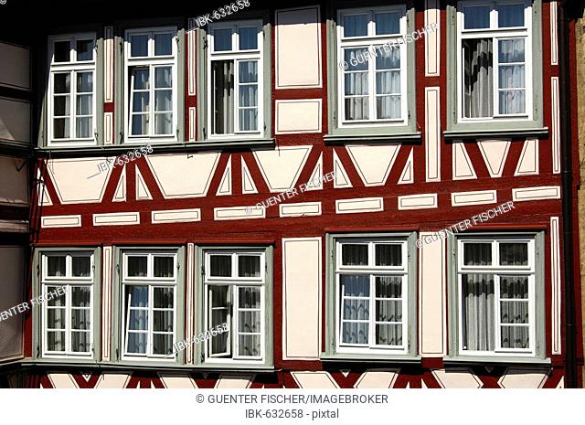 Half-timbered house, Schwaebisch Hall, Baden-Wuerttemberg, Germany