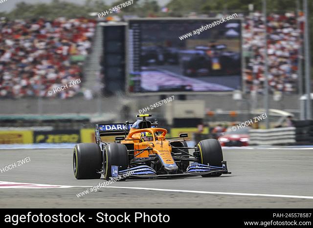 # 4 Lando Norris (GBR, McLaren F1 Team), F1 Grand Prix of France at Circuit Paul Ricard on June 20, 2021 in Le Castellet, France. (Photo by HOCH ZWEI)