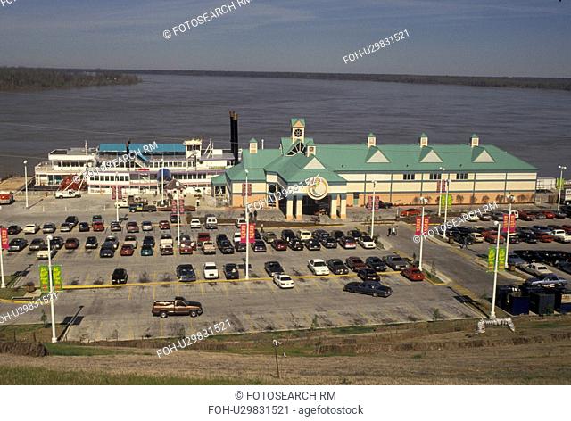 casino, Mississippi, Vicksburg, Mississippi River, riverboat, MS, Isle of Capri Casino on the Mississippi River in Vicksburg