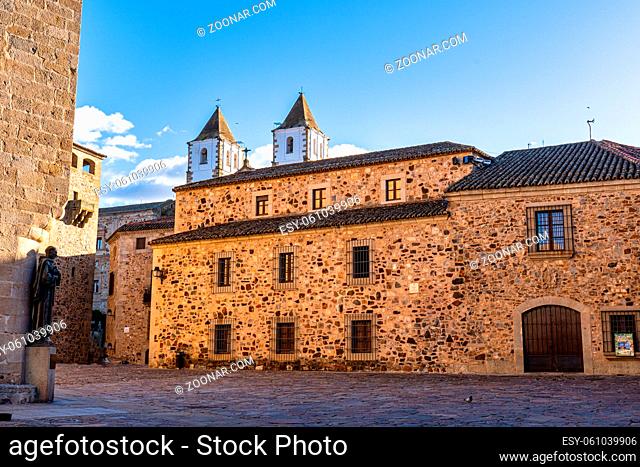 San Francisco Javier church built in baroque style and located in Caceres, Extremadura, Spain