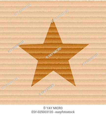 star icon Flat with abstract background