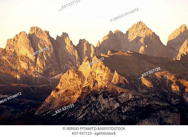 Odle group. Trentino-Alto Adige, Dolomites, Bolzano province , Italy