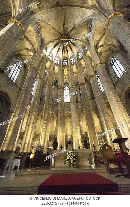 Church of Santa Maria del Mar, Barcelona, Spain