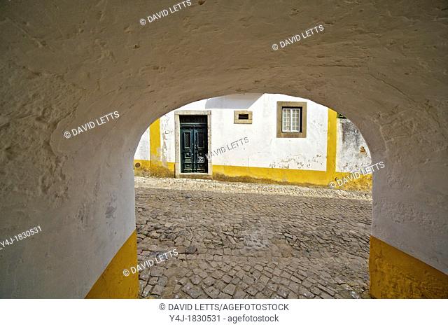 Tunnel Leading to the Medieval Village of Obidos