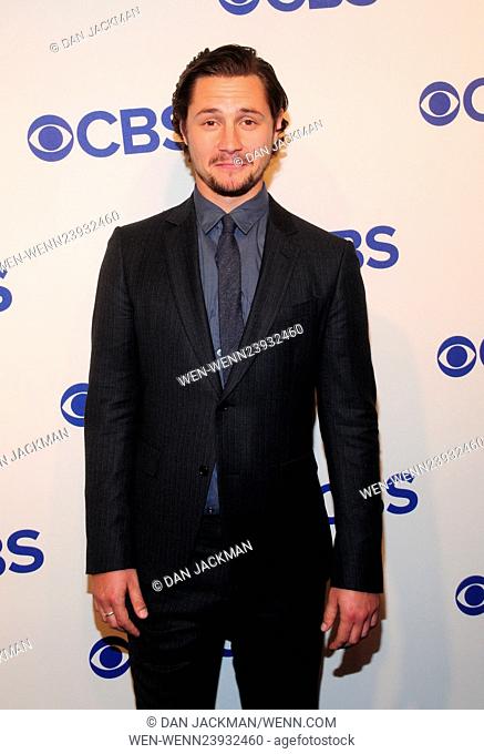 2016 CBS Upfront at The Plaza - Arrivals Featuring: Augustus Prew Where: New York City, New York, United States When: 18 May 2016 Credit: Dan Jackman/WENN