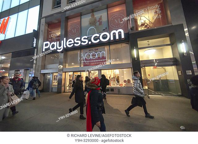 A Payless ShoeSource store in Herald Square in New York on Tuesday, January 15, 2019. The retailer is reported to have hired an advisor for evaluation of...