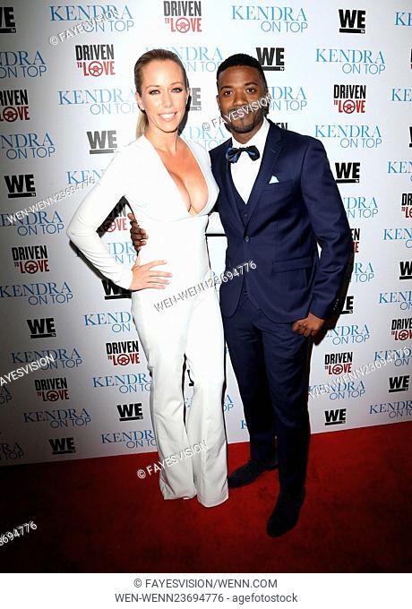 Premiere of 'Kendra On Top' and 'Driven To Love' at Estrella Sunset - Arrivals Featuring: Kendra Wilkinson, Ray J Where: West Hollywood, California