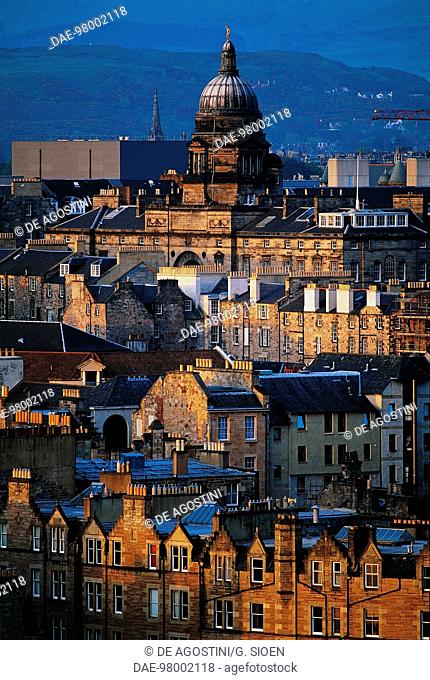 View of the Old City, Edinburgh (Unesco World Heritage List, 1995), Scotland, United Kingdom