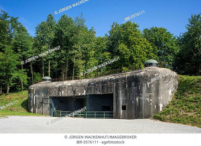 Entrance, Fort de Schoenbourg or Ouvrage Schoenenbourg, French Maginot Line, Hunspach, Département Bas-Rhin, Alsace, France