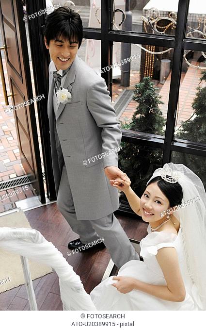 Japanese bridal couple